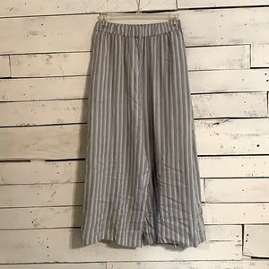 American Eagle pants. Light blue and white stripes. New with tags on.